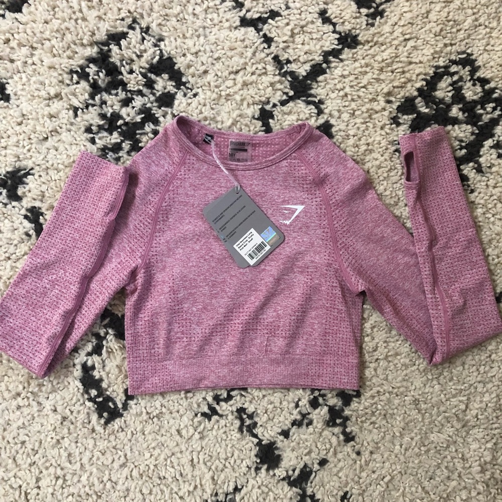 NWT Gymshark Vital Seamless Dusky Pink Top